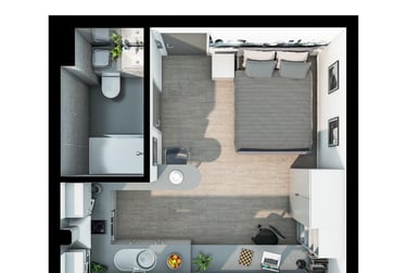1 bed studio, 119 Mayflower Street, City Centre, Plymouth, PL11SD - Image 4